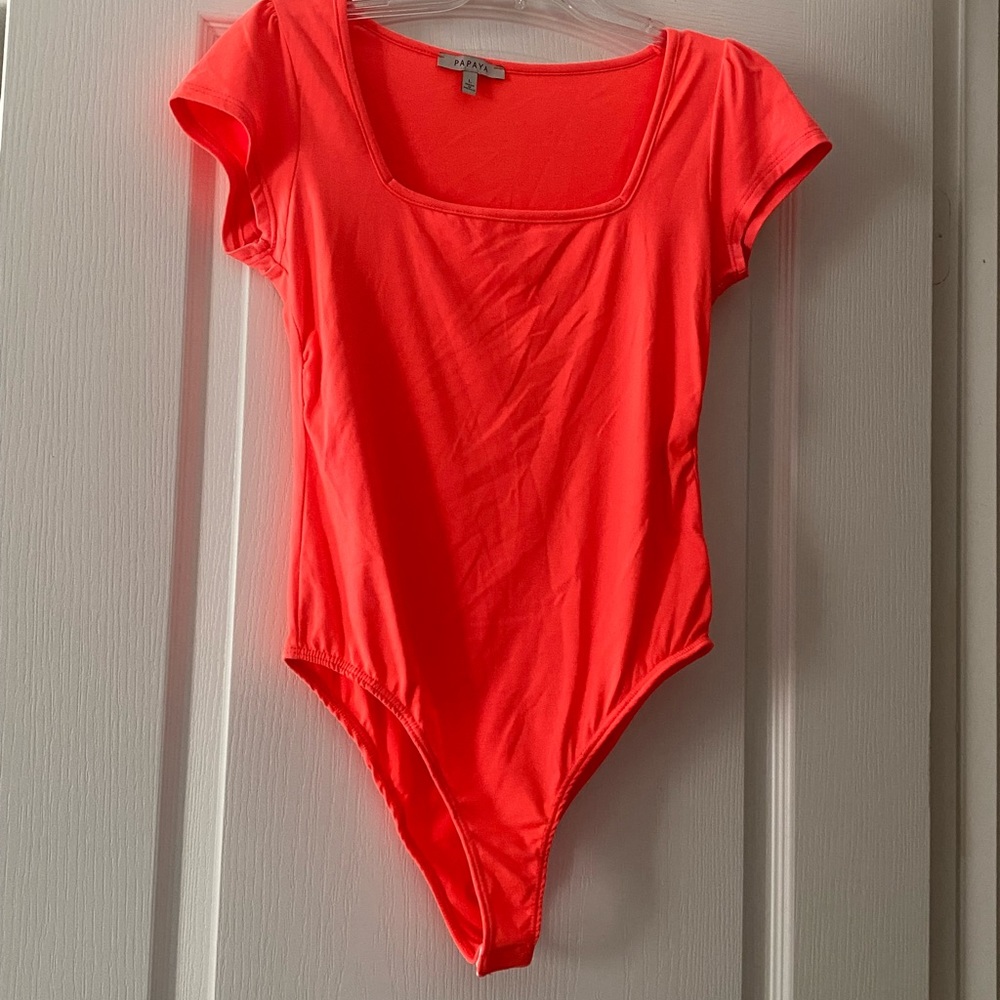 PAPAYA bodysuit neon orange